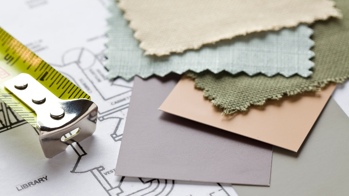 aranżacja salonu - wybór materiałów