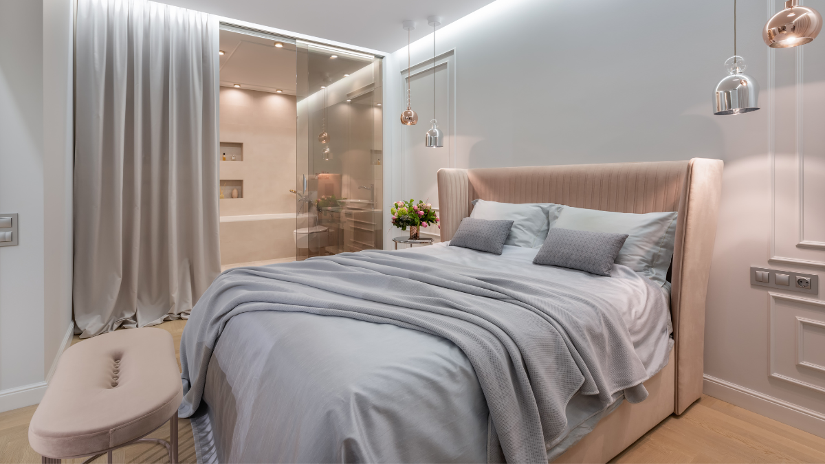 kolory do sypialni w zimnych odcieniach