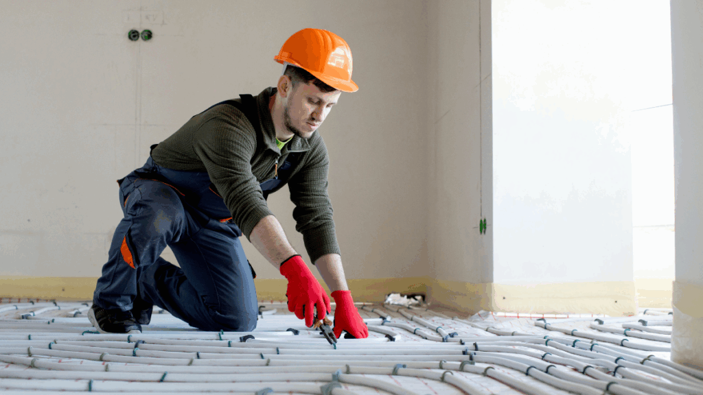 Montaż ogrzewania podłogowego przez fachowca