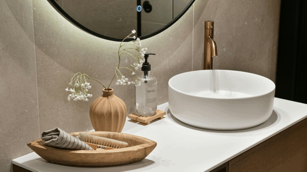 Mała łazienka w bloku