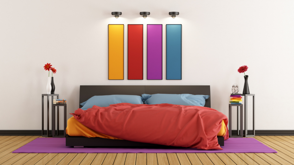 Dopamine decor w sypialni